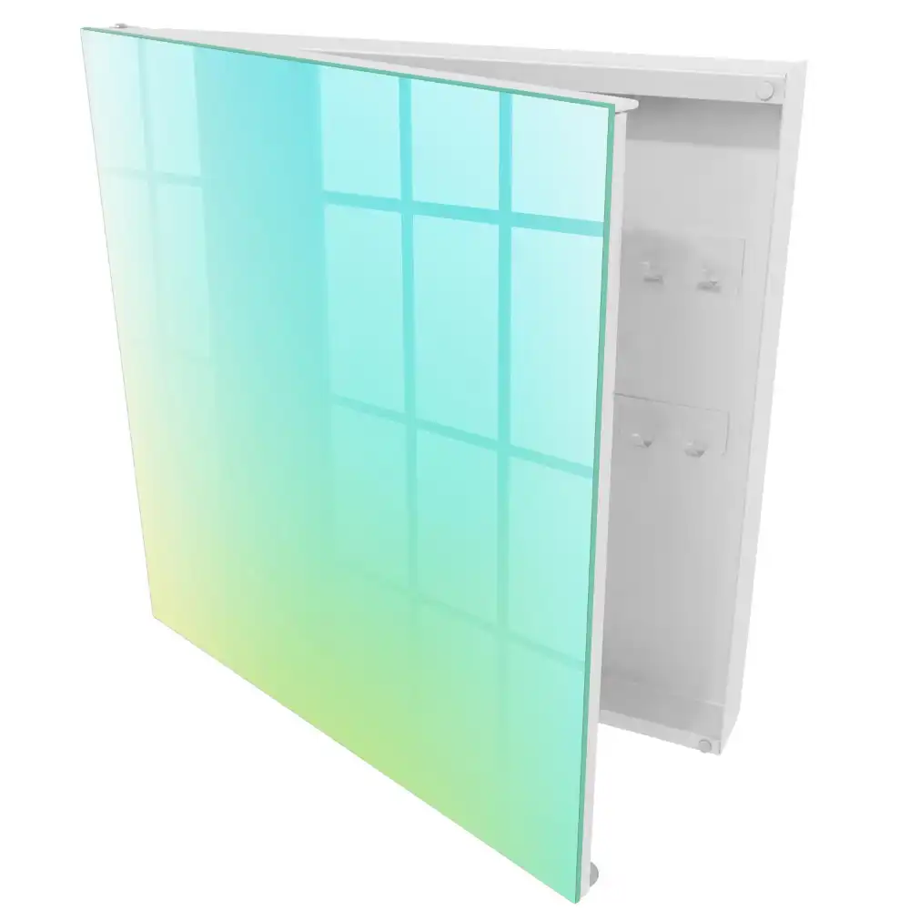 Dulapior pentru chei cu design gradient în nuanțe pastelate