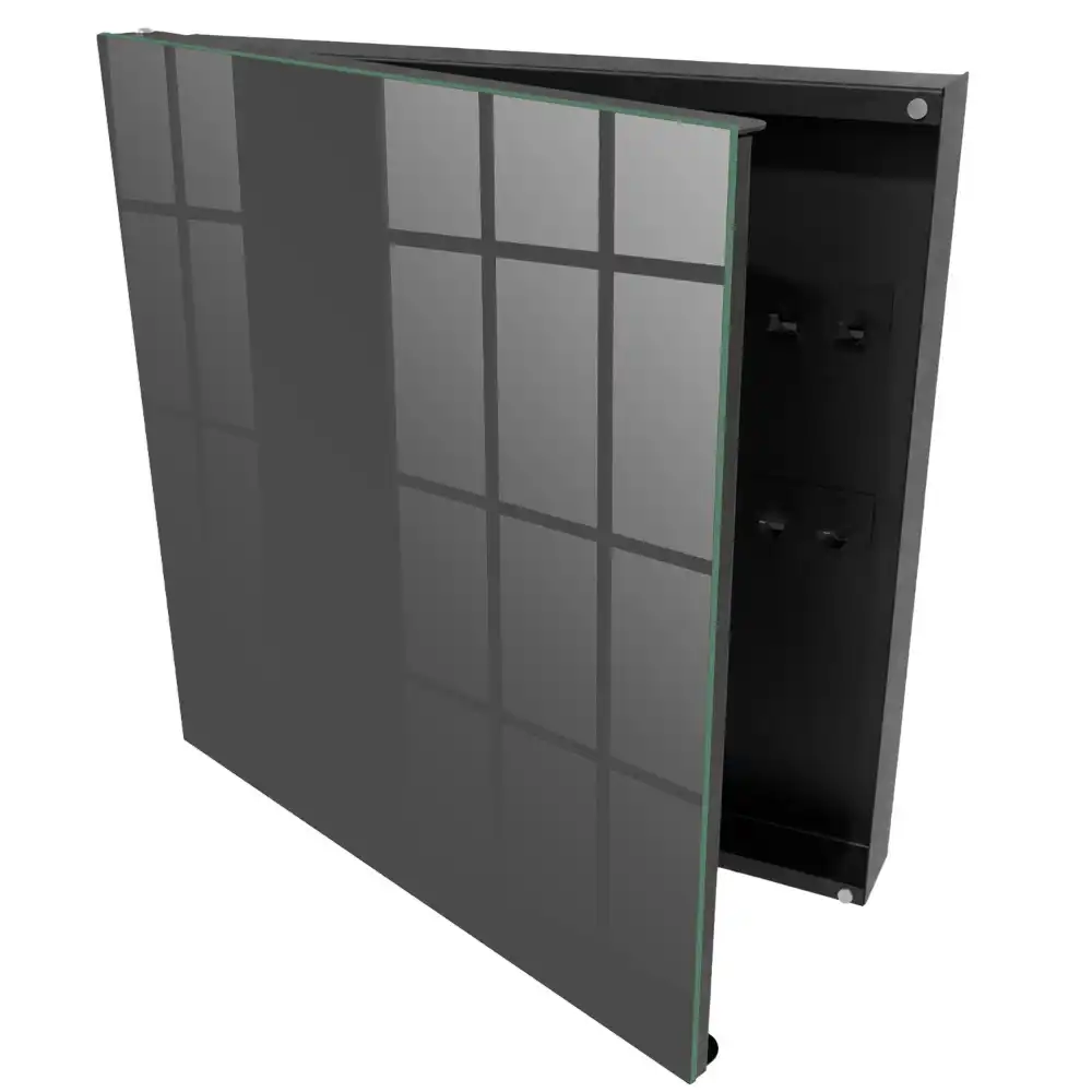 Suport de chei pentru perete cu fundal gri închis minimalist