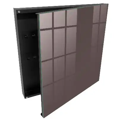 Dulapior pentru chei de culoare vișinie, ideal pentru interioare elegante