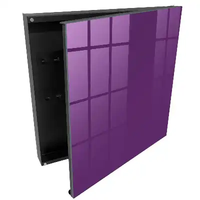 Suport pentru chei de perete cu design modern minimalist violet