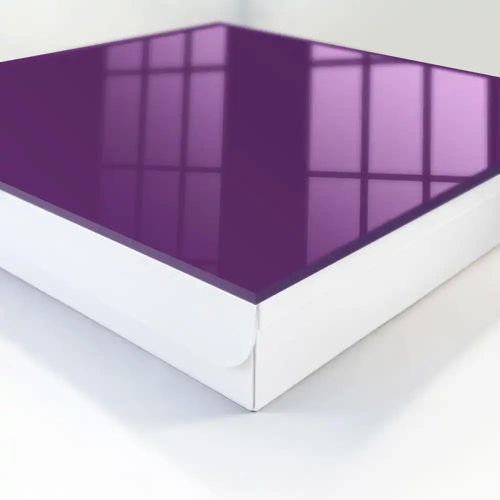 Suport pentru chei de perete cu design modern minimalist violet