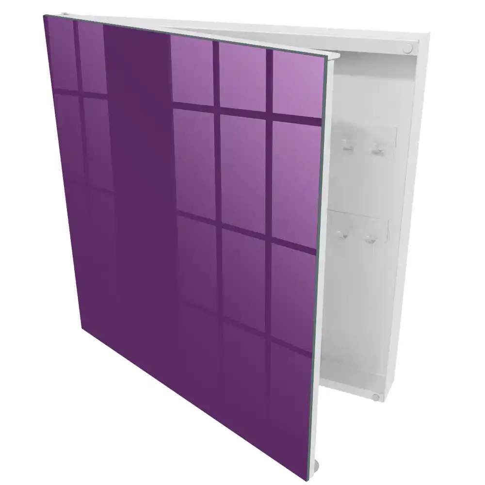 Suport pentru chei de perete cu design modern minimalist violet