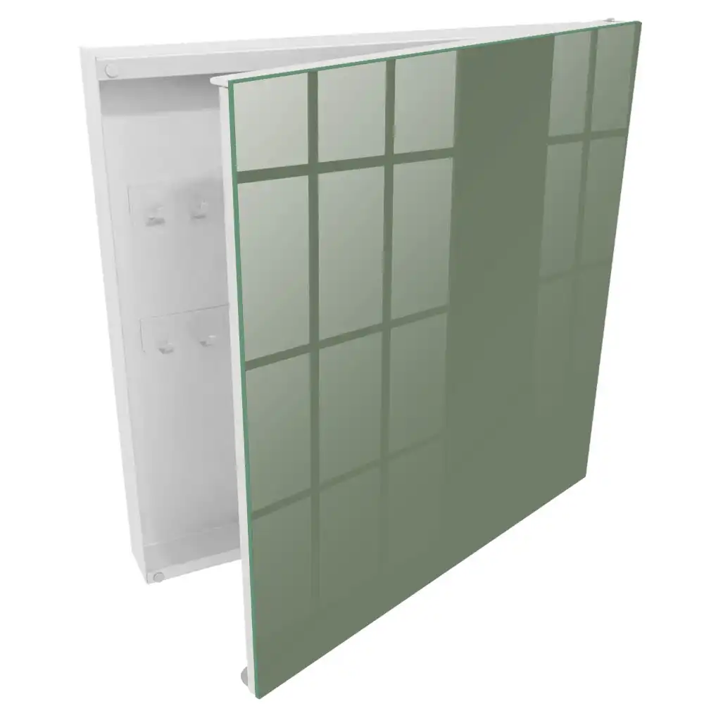 Casetă de chei de suprafață verde netedă fără model