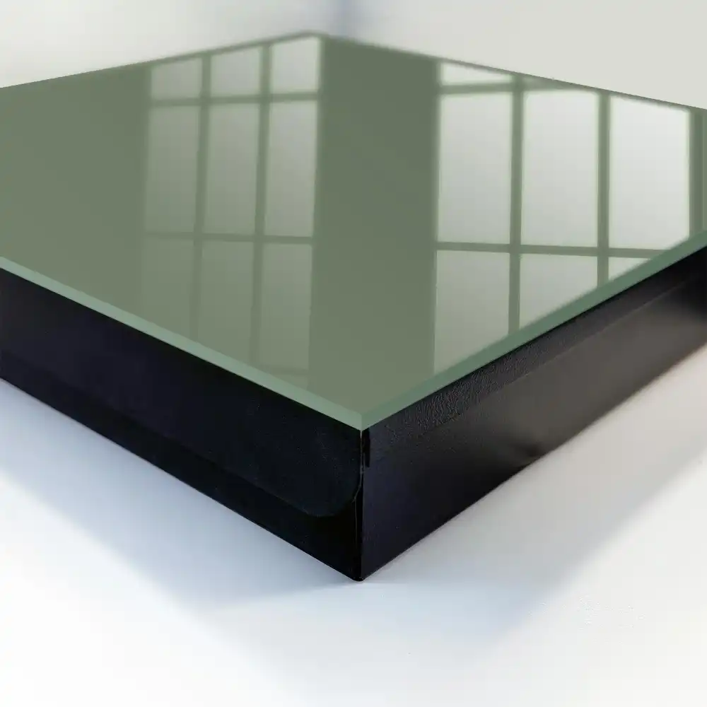 Casetă de chei de suprafață verde netedă fără model