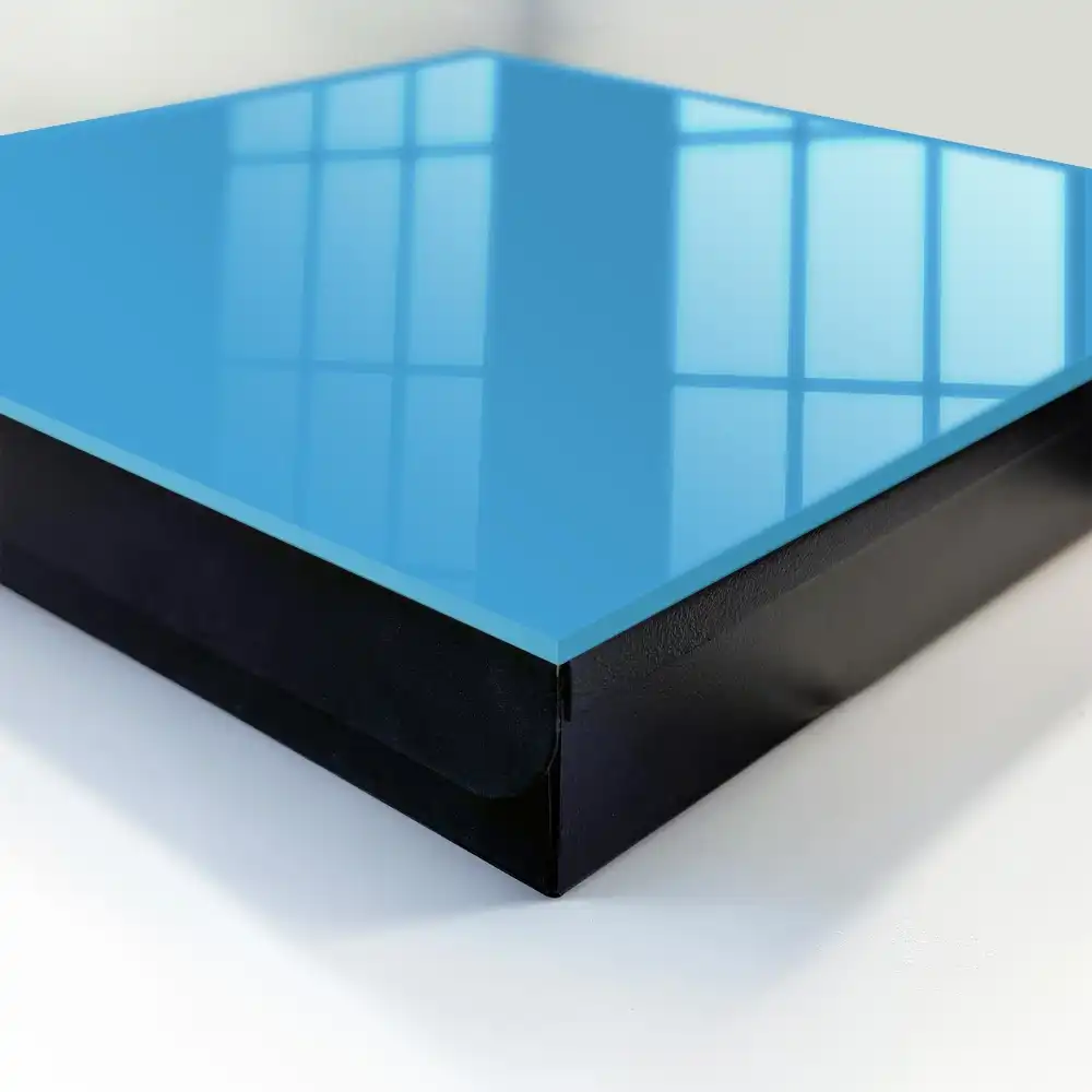 Suport pentru chei de perete în culoarea albastru solid cu design simplu și elegant