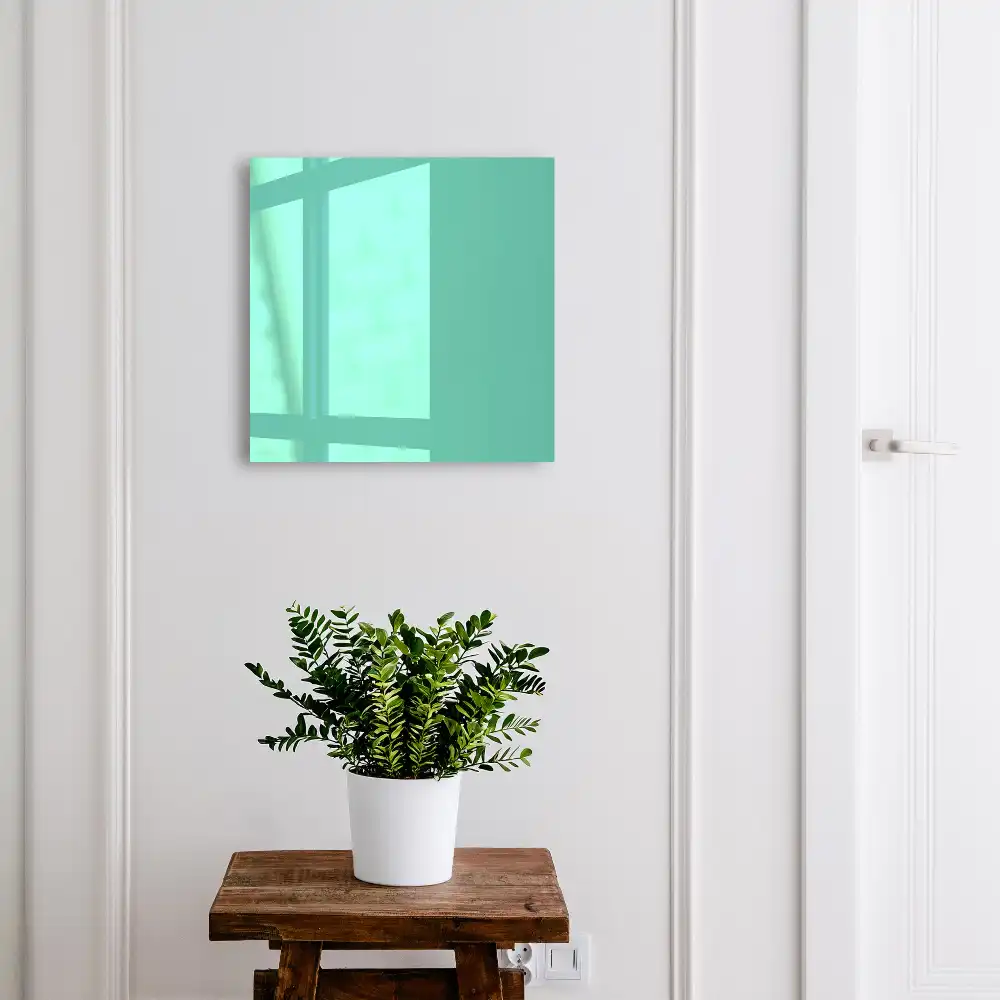 Suport de perete pentru chei cu design minimalist în nuanță turcoaz