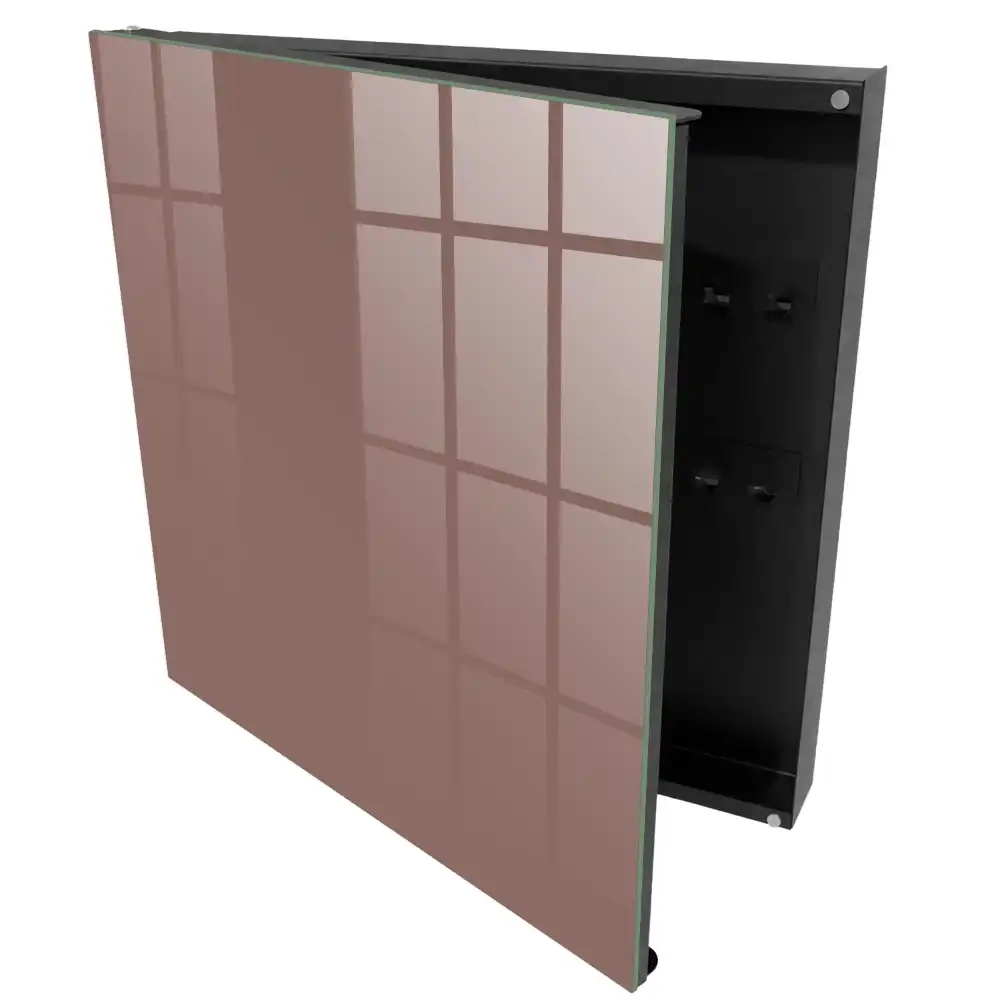 Dulapior pentru chei cu design modern roșu intens