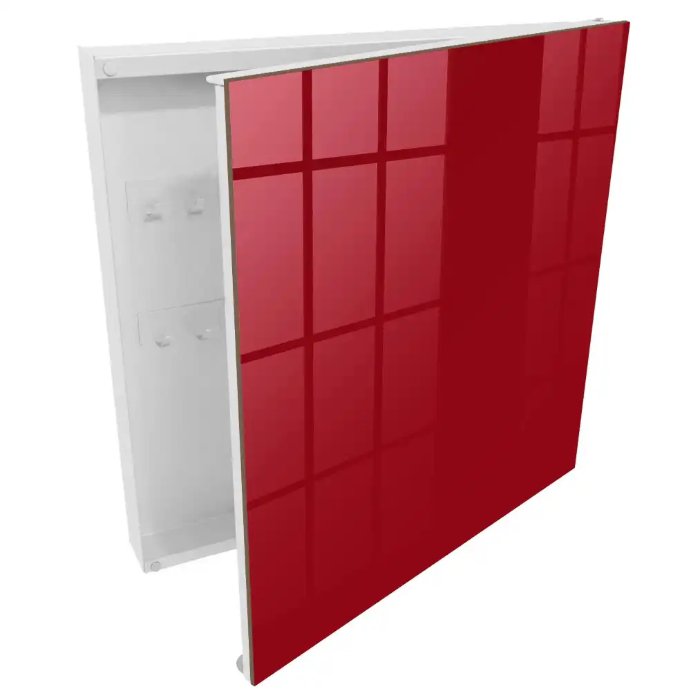 Casetă pentru chei cu design minimalist în culoarea vișiniu