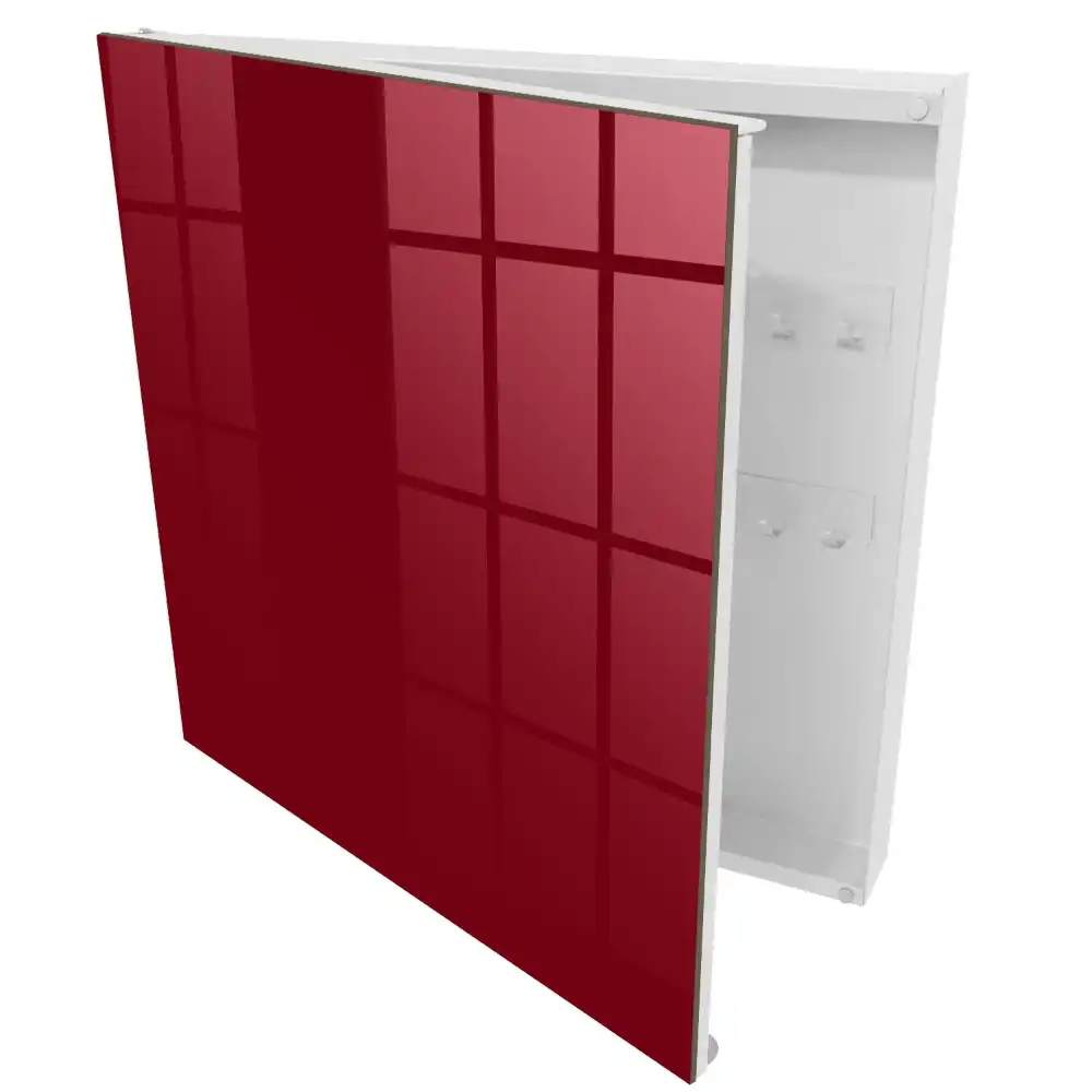Casetă pentru chei cu design minimalist în culoarea vișiniu