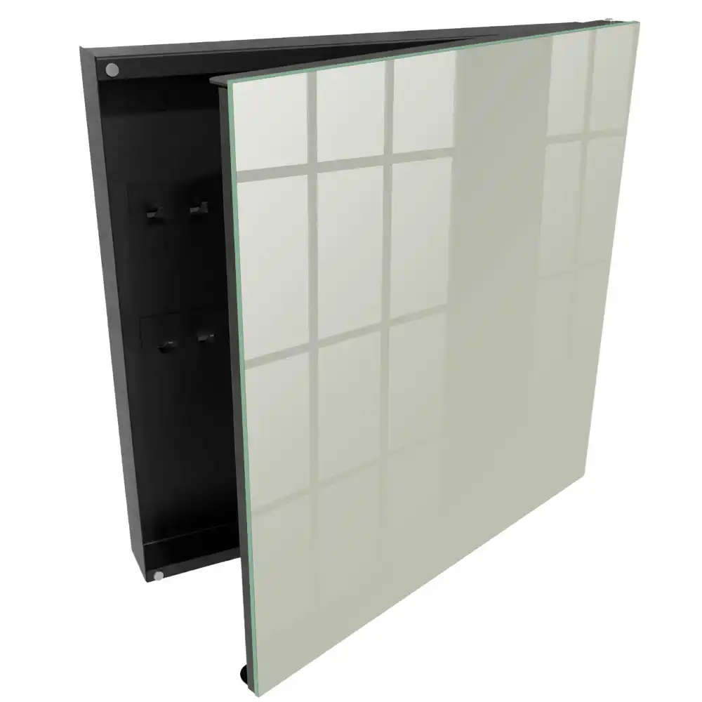 Dulapior pentru chei cu design minimalist și fundal crem deschis