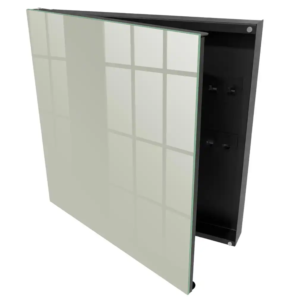 Dulapior pentru chei cu design minimalist și fundal crem deschis