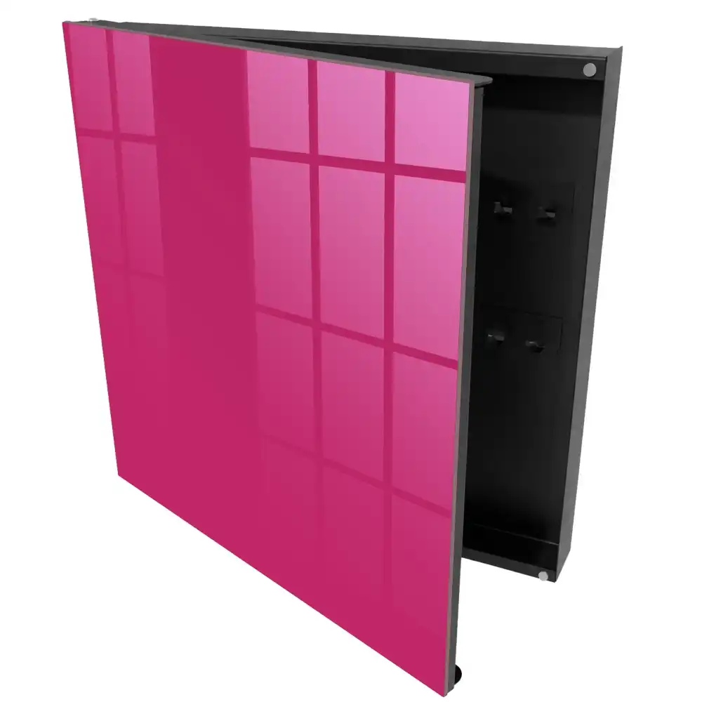Dulap pentru chei minimalist în nuanță fucsia vibrant