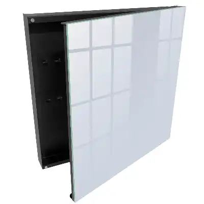Suport pentru chei de perete cu design minimalist Pace și Armonie în culoarea gri