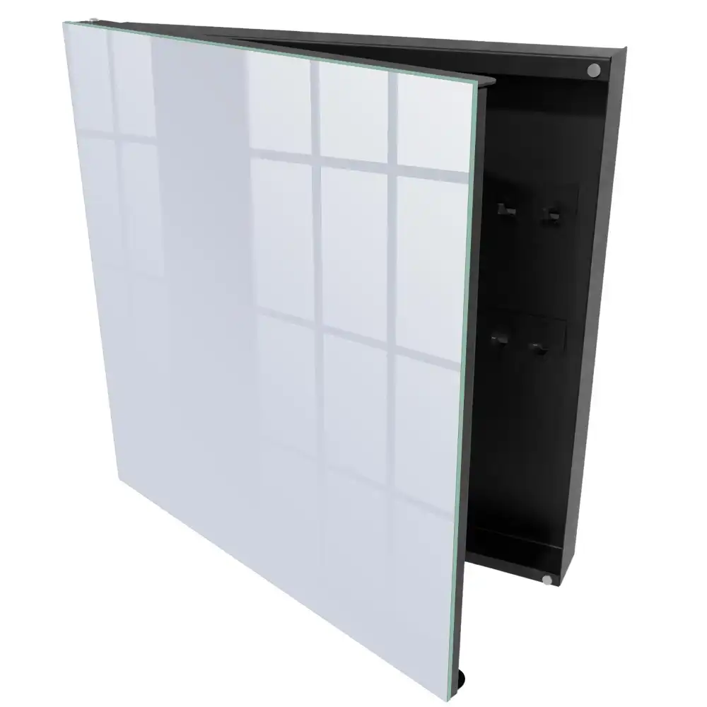Suport pentru chei de perete cu design minimalist Pace și Armonie în culoarea gri