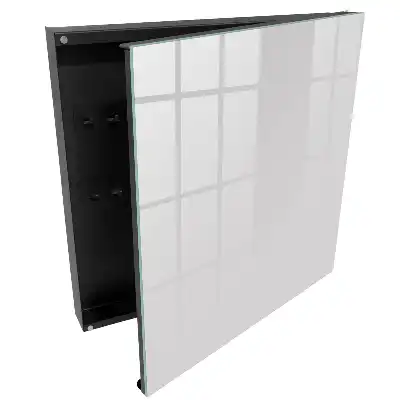 Casetă pentru chei cu fundal minimalist gri