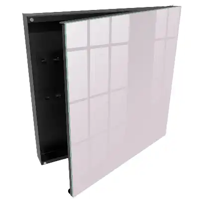 Casetă pentru chei cu design elegant și nuanță delicată de roz