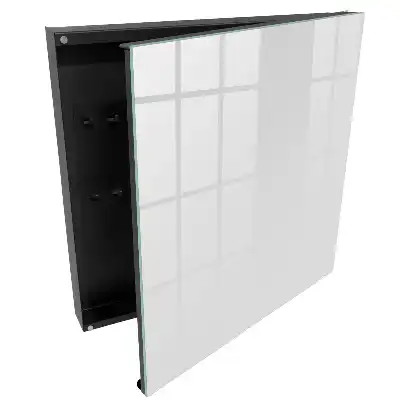 Casetă pentru chei cu design minimalist și fundal gri mat