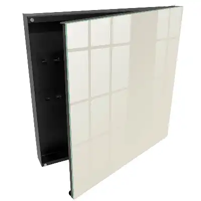 Suport pentru chei de perete cu design elegant și finisaj cremos
