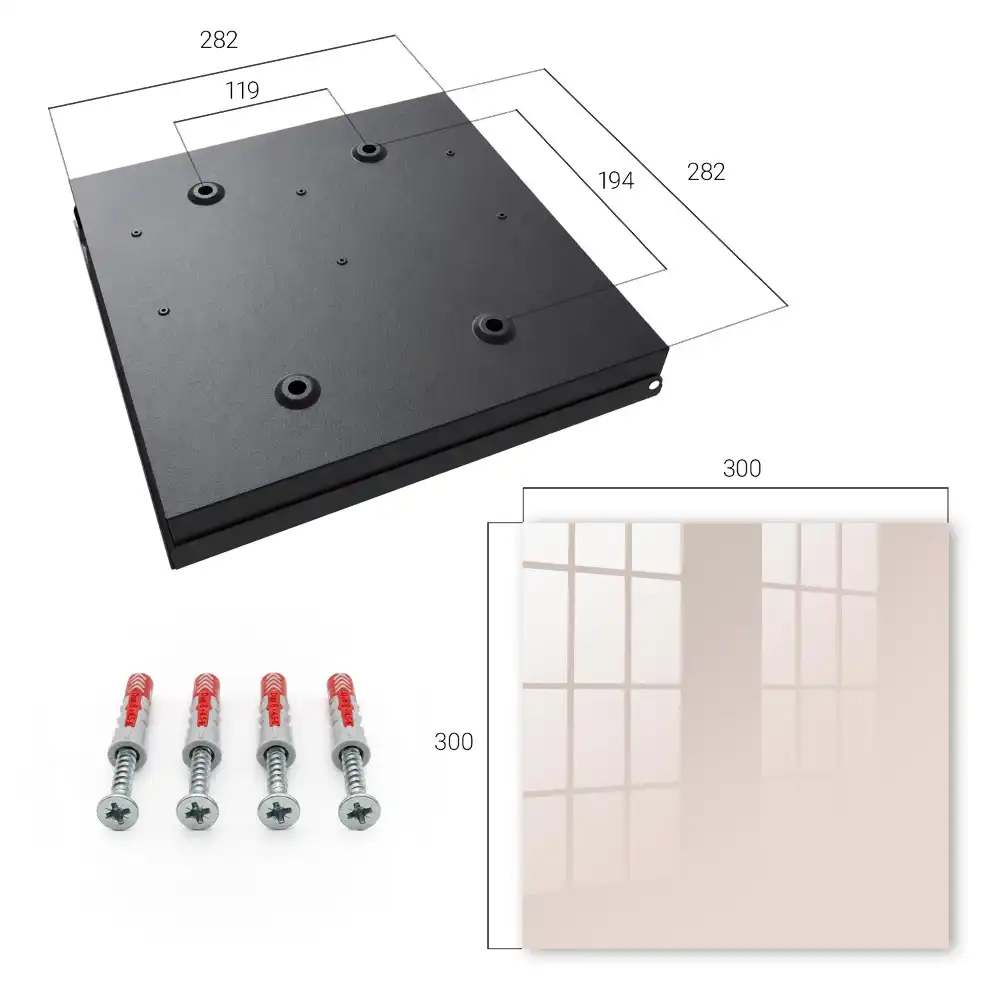 Casetă pentru chei cu design minimalist pentru armonie și pace