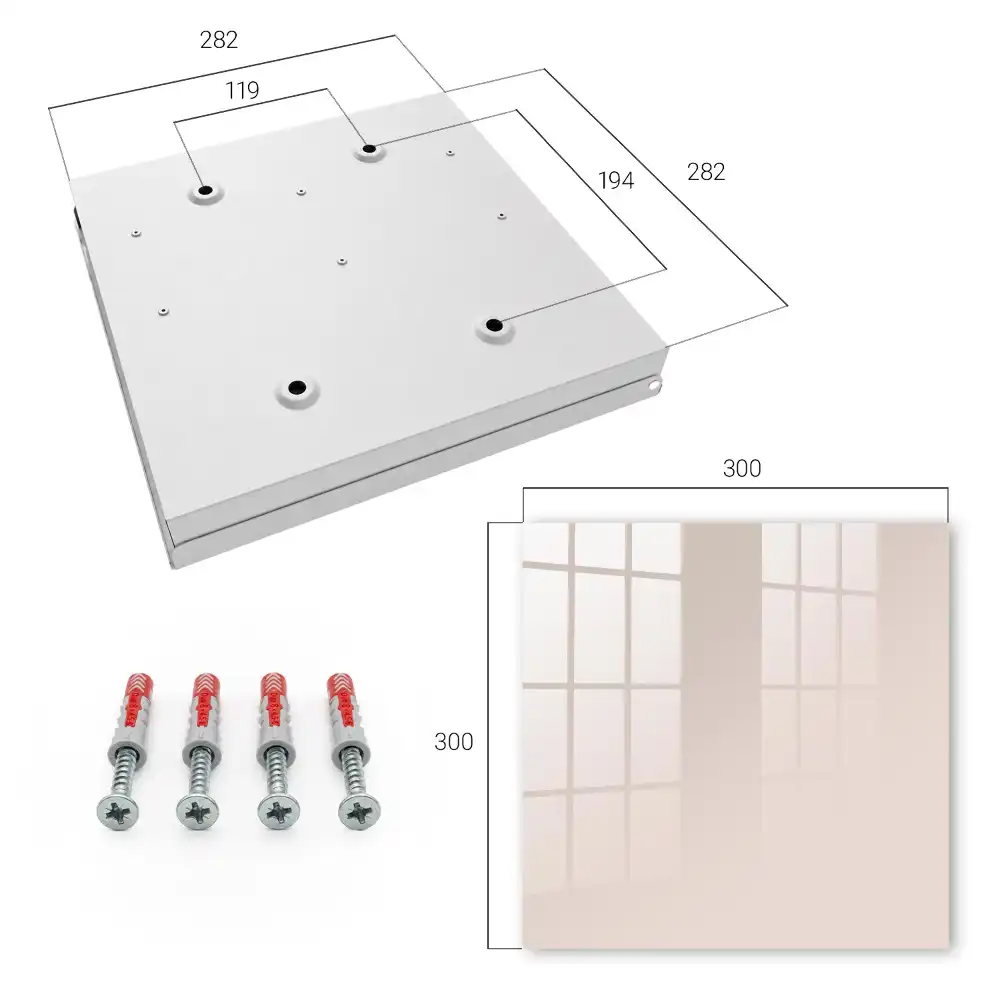 Casetă pentru chei cu design minimalist pentru armonie și pace