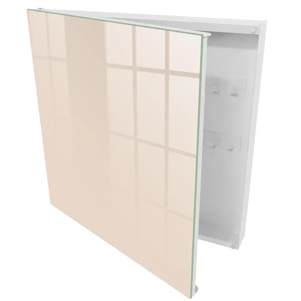 Dulapior pentru chei cu design elegant în nuanță bej