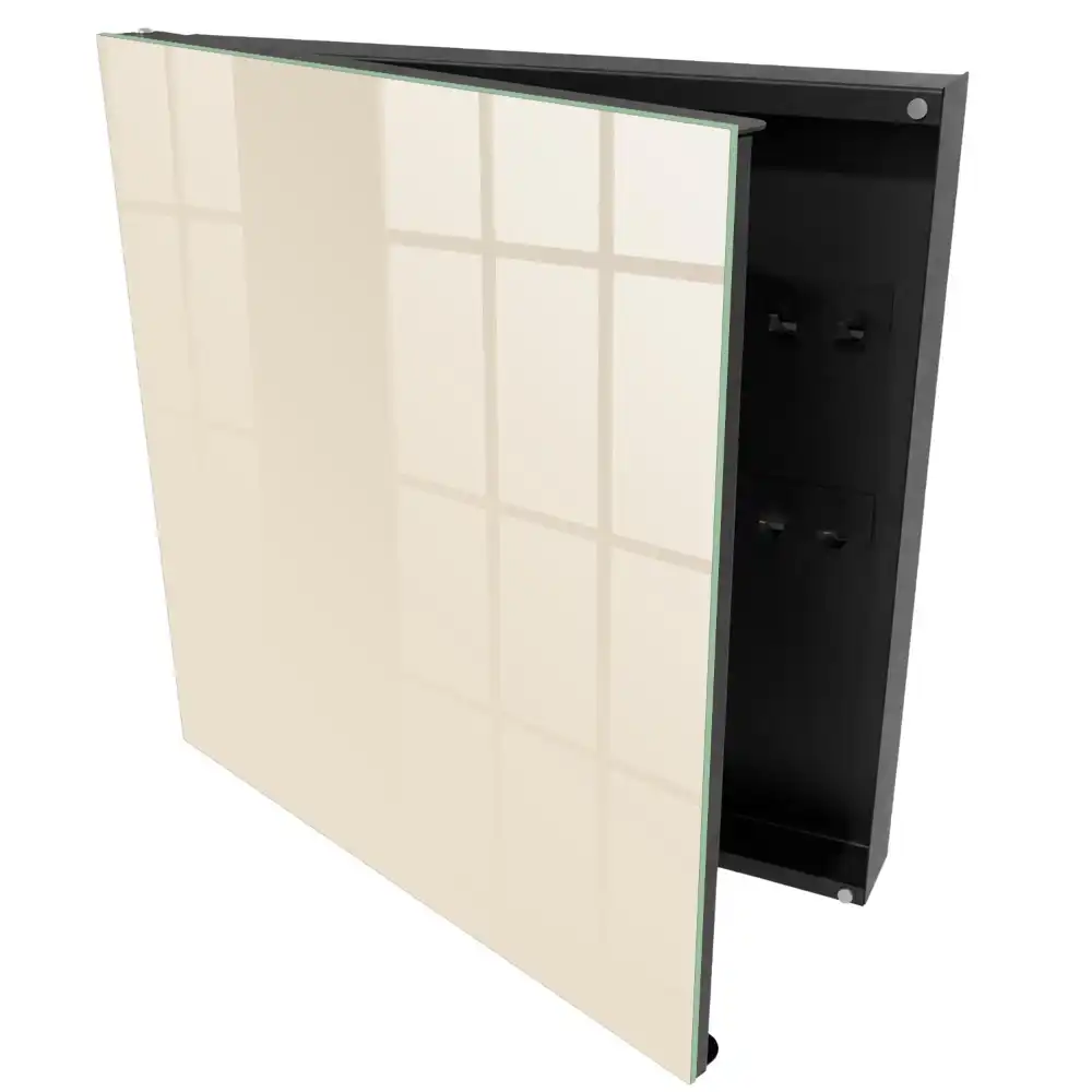 Casetă pentru chei cu design elegant și finisaj cremos
