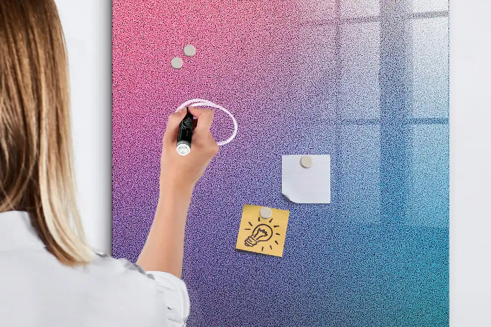 Tablă magnetică cu model degradu