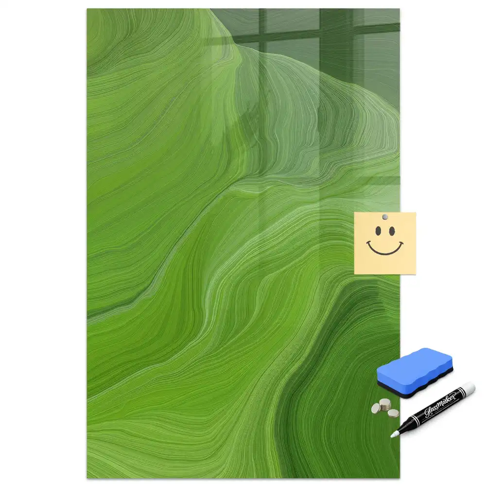 Tablă cu marker cu design abstract ondulat