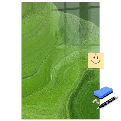 Tablă cu marker cu design abstract ondulat