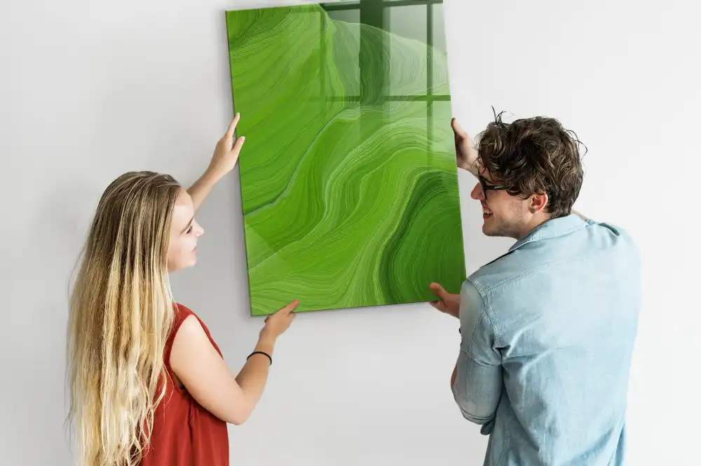 Tablă cu marker cu design abstract ondulat