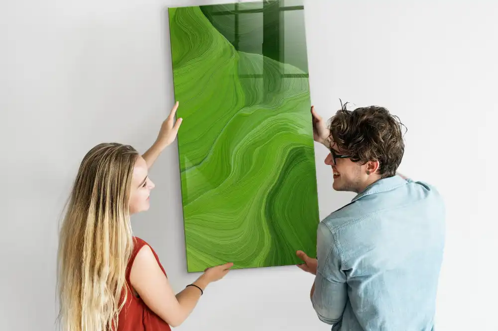 Tablă cu marker cu design abstract ondulat