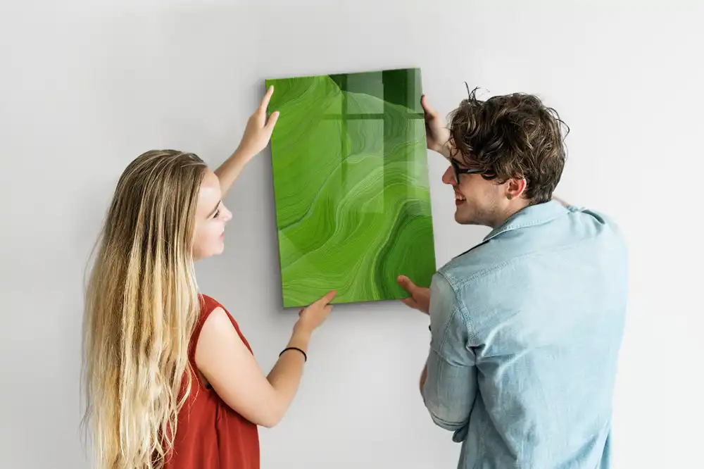 Tablă cu marker cu design abstract ondulat