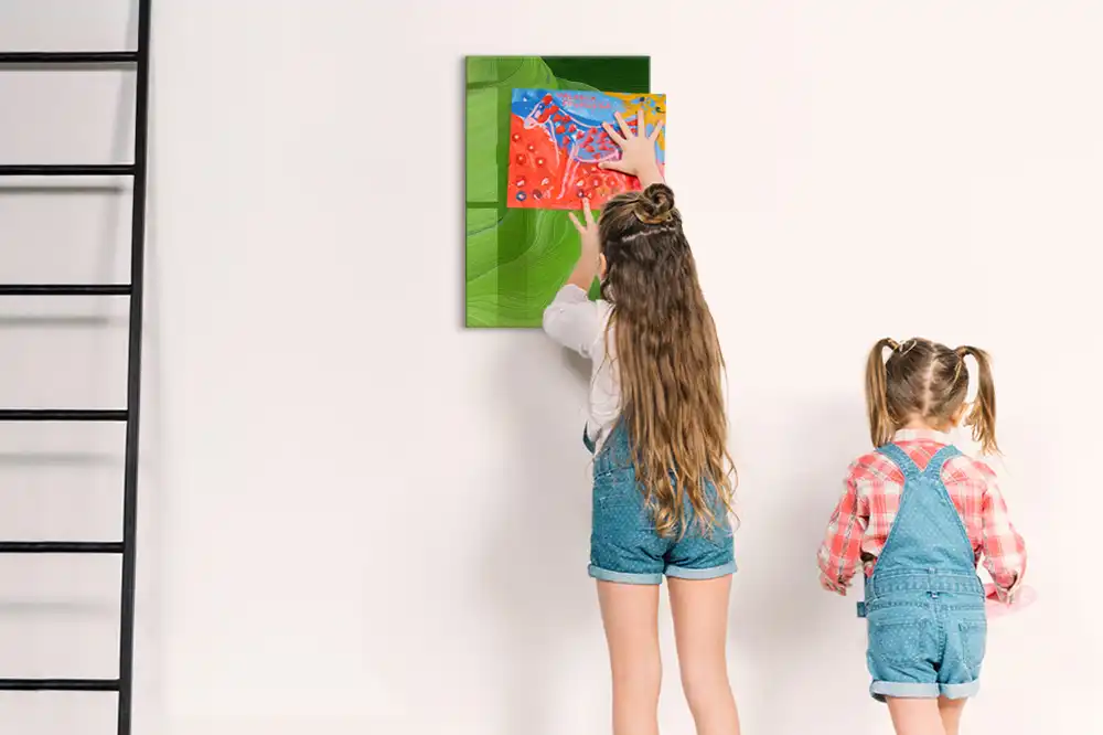 Tablă cu marker cu design abstract ondulat