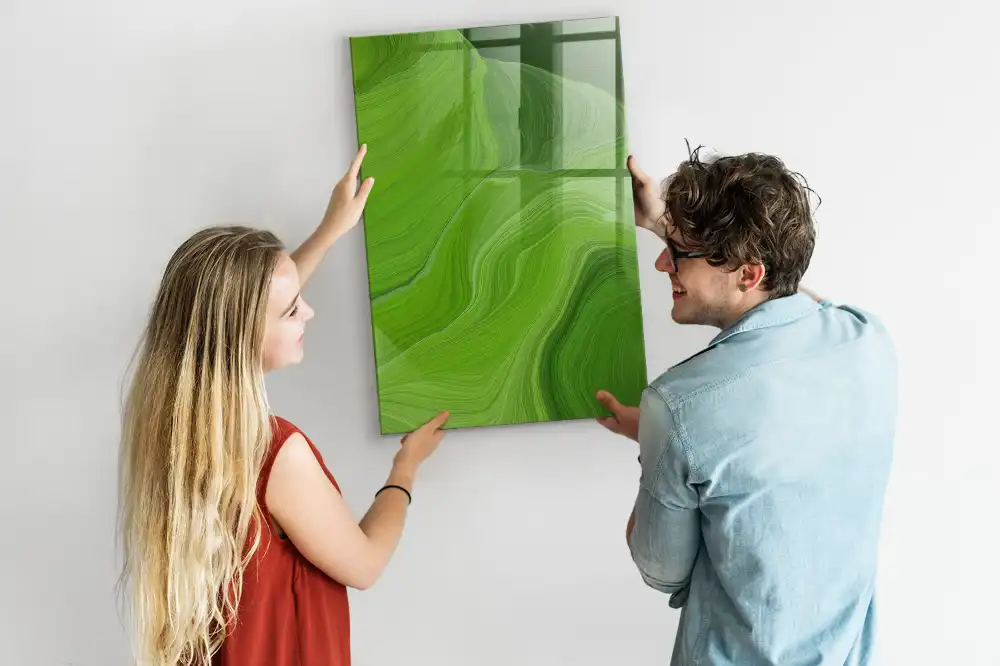 Tablă cu marker cu design abstract ondulat