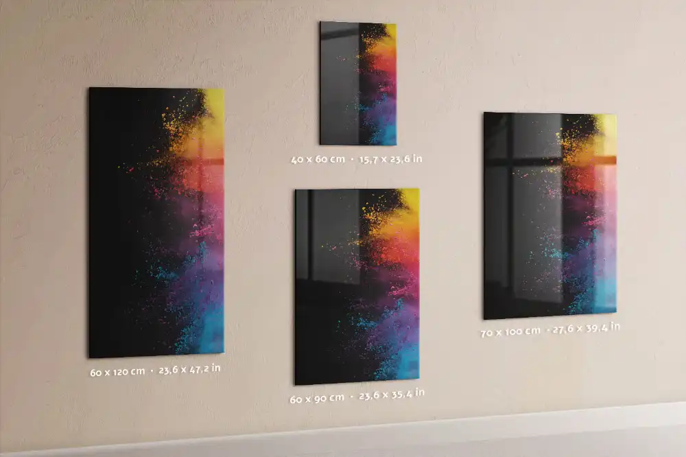 Tablă magnetică pentru scris cu cretă colorată