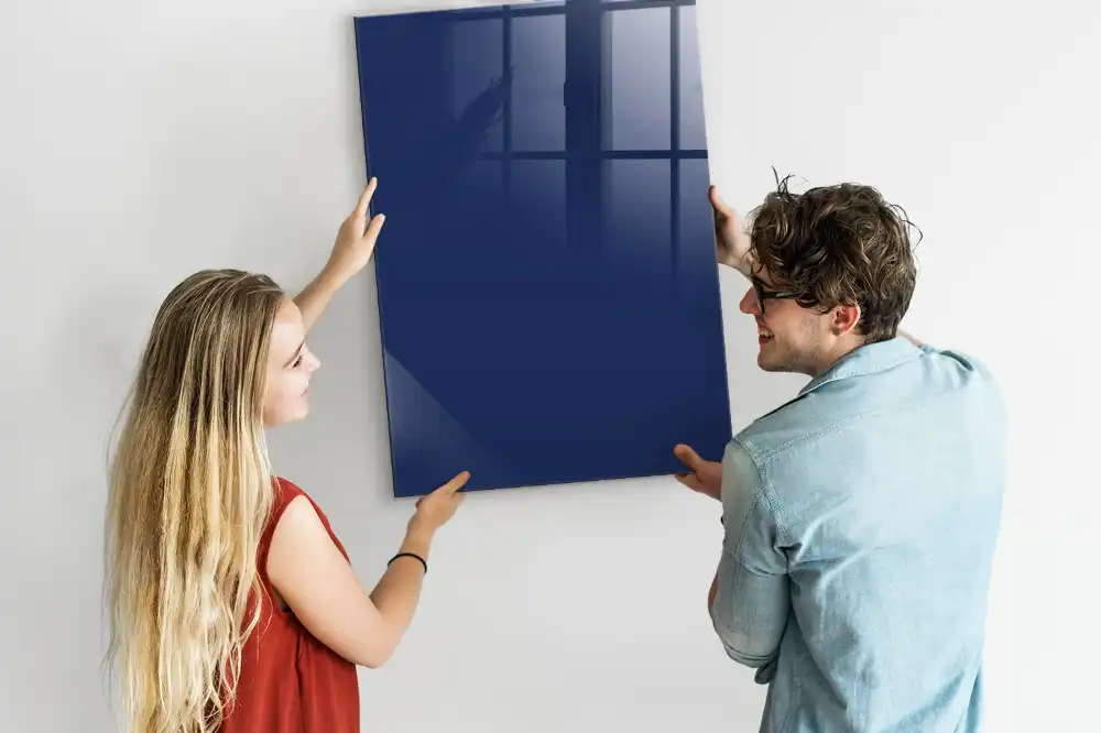 Tablă magnetică pentru marker de culoare bleumarin