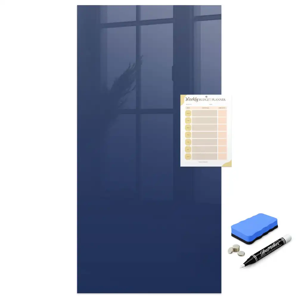Tablă magnetică pentru marker de culoare bleumarin