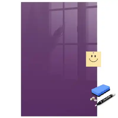 Tablă cu marker de culoare violet