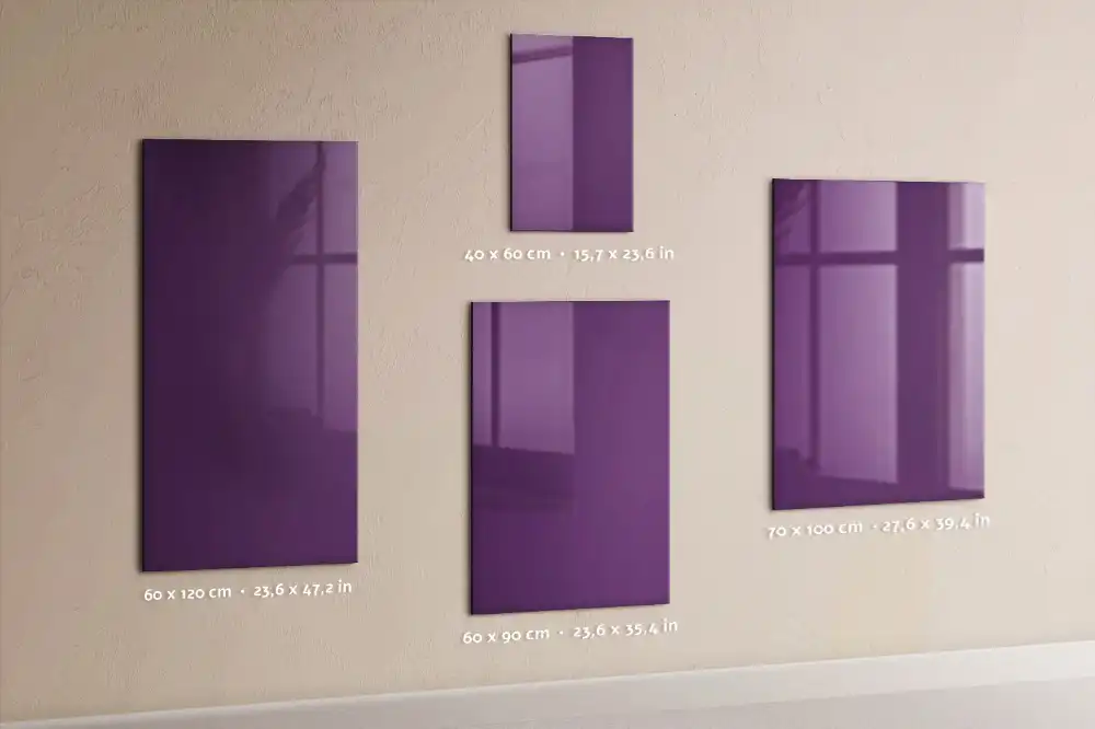 Tablă cu marker de culoare violet