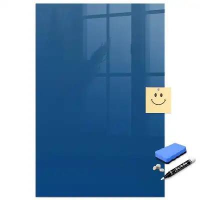 Tablă magnetică pentru marker de culoare albastră