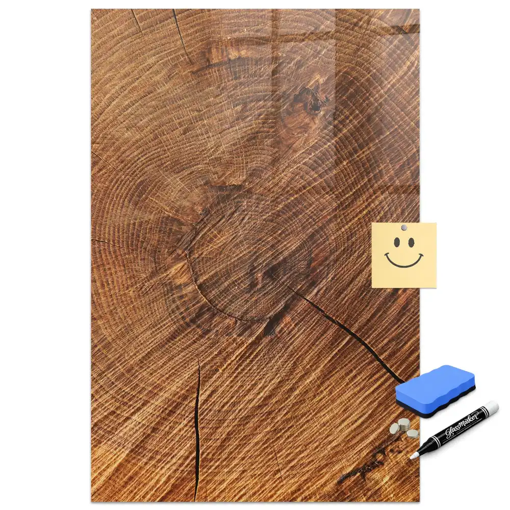 Tablă magnetică cu aspect de scânduri naturale
