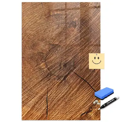 Tablă magnetică cu aspect de scânduri naturale