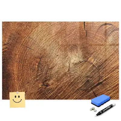 Tablă magnetică pentru marker cu design de trunchi de copac secular