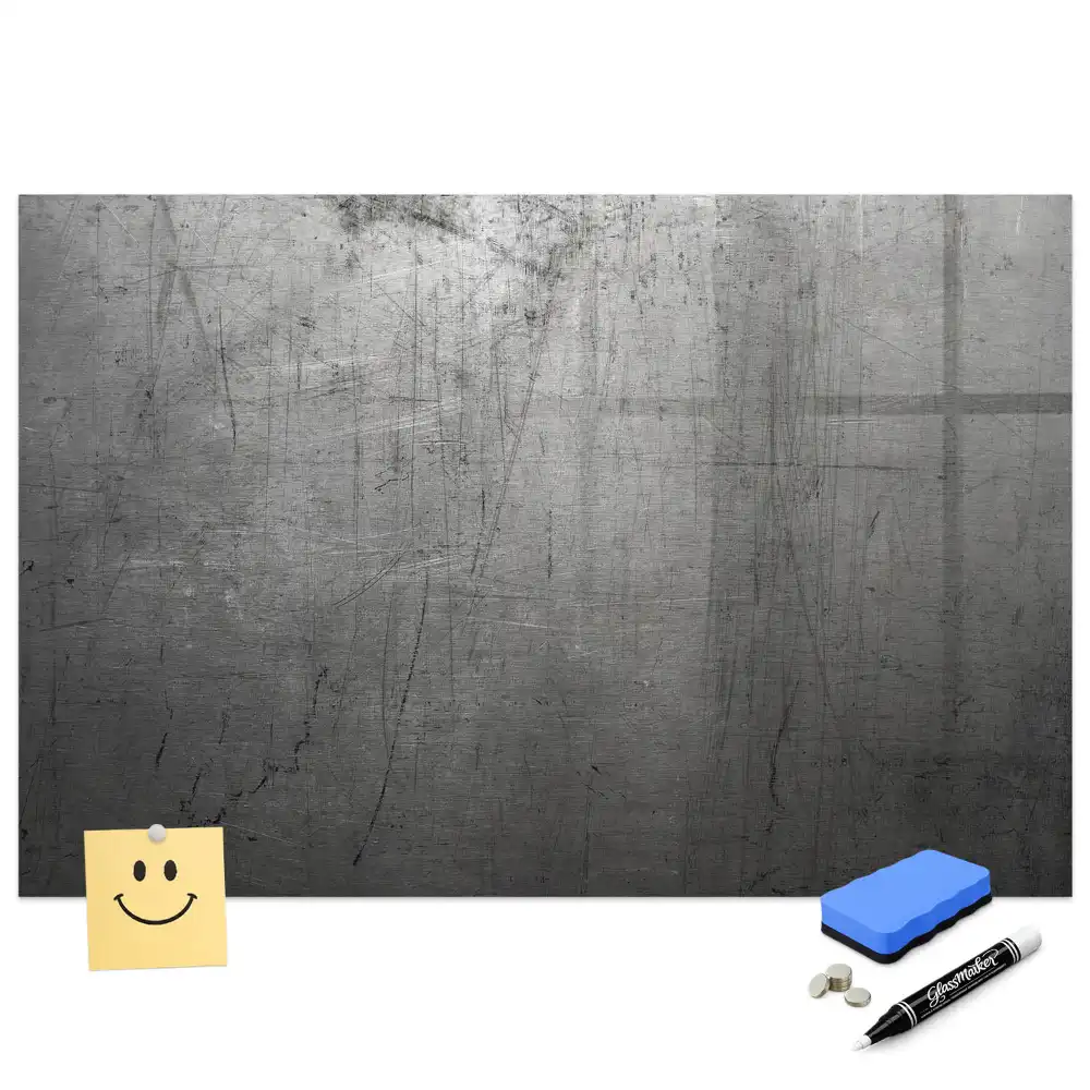 Tablă magnetică metalică pentru perete