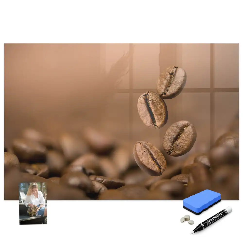 Tablă cu marker cafeină prăjită