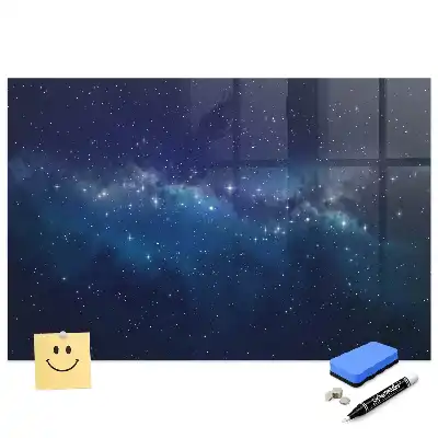 Tablă magnetică de perete cu model cer înstelat