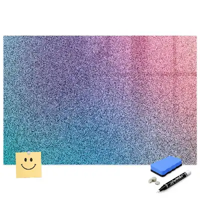 Tablă magnetică din sticlă cu design în degrade