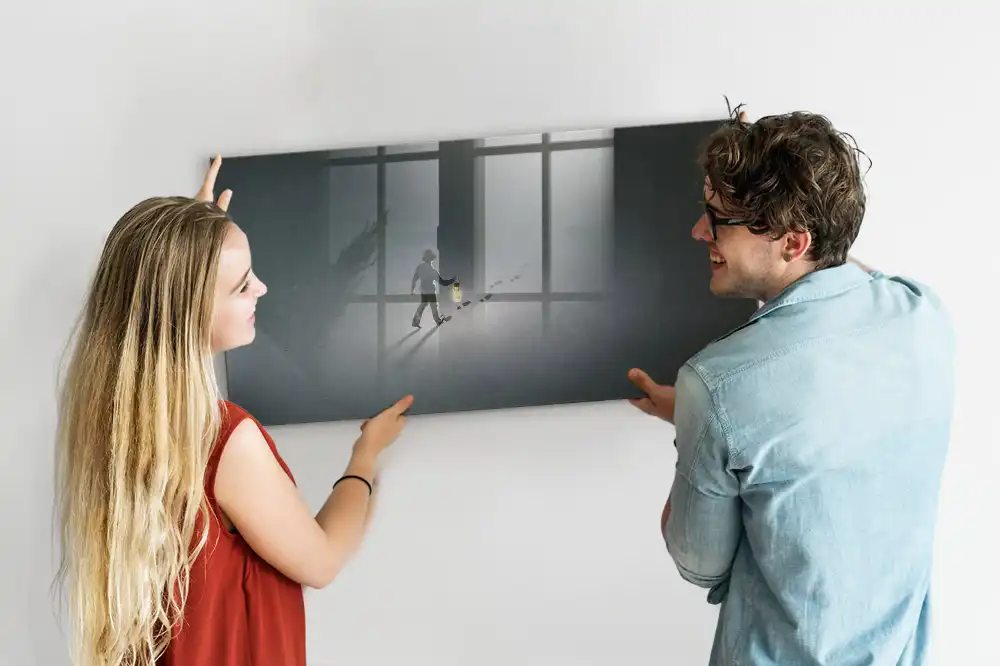 Tablă magnetică din sticlă model Călător de noapte