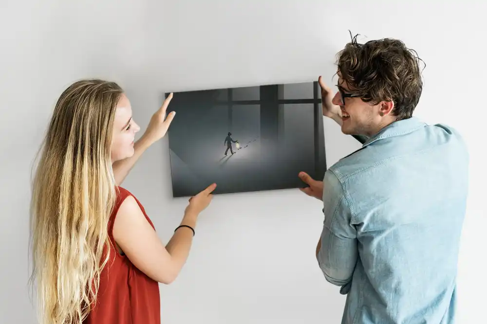Tablă magnetică din sticlă model Călător de noapte