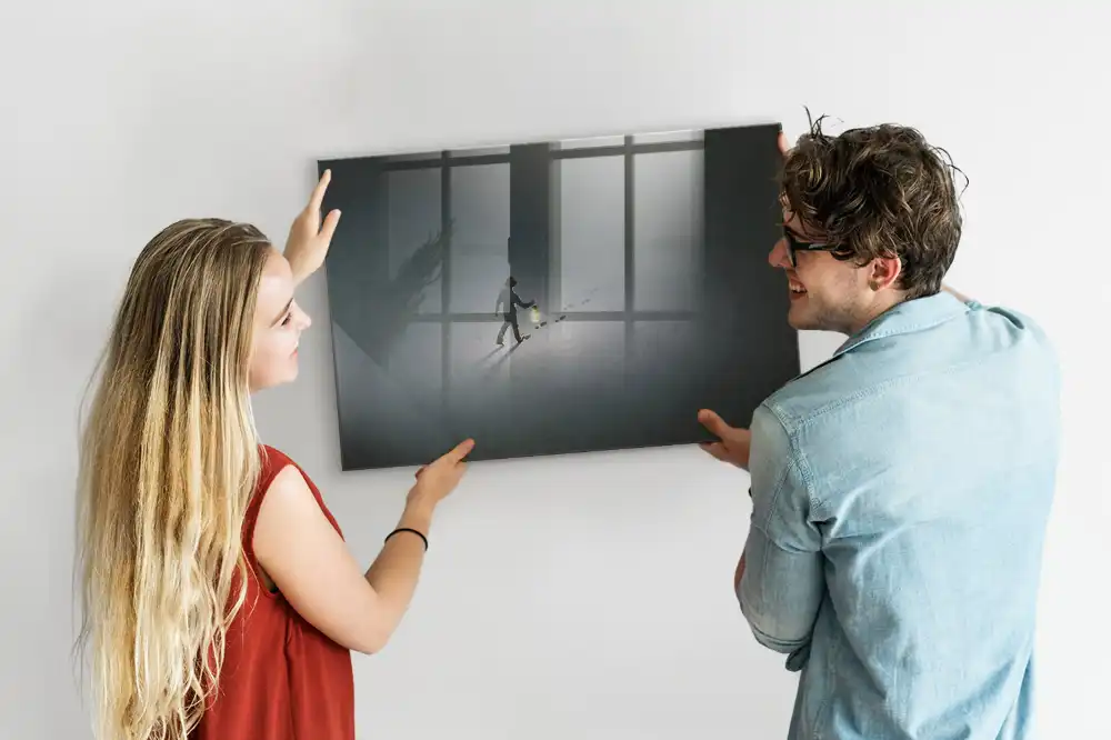 Tablă magnetică din sticlă model Călător de noapte